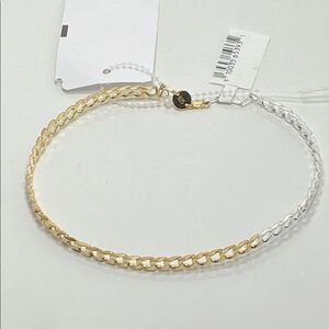 Jennifer Zeuner Jewelry Billie 14K Goldplated & Sterling Silver Chain Necklace